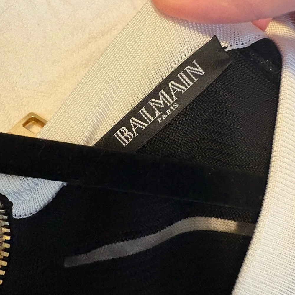 BALMAIN Sheer Bandage Dress| size 38 - Picture 4 of 13